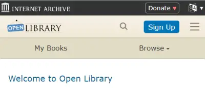 Open-Library-홈페이지